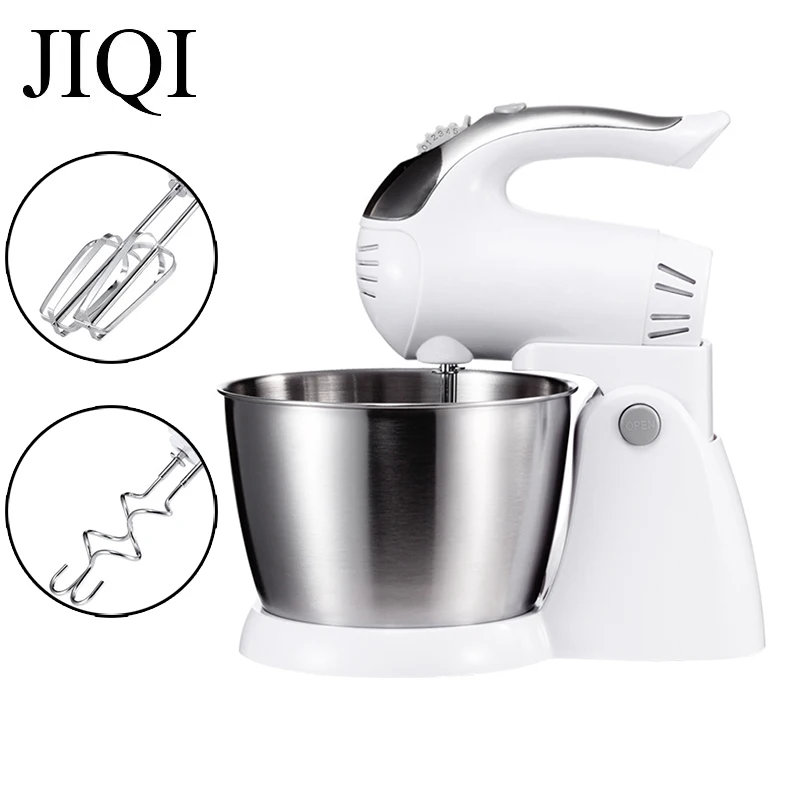 Electric Food Stand Mixer Whisk Cream Whipper Egg Beater Milkshake Cake Blender Bread Kneading Chef Cooking Machine Dough Maker