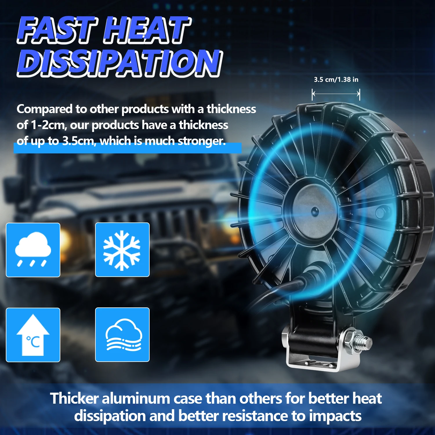 Auxiliary Sport Lamp LED Work Light Bar Off Road 6000K Led Combo Beam Barra LED