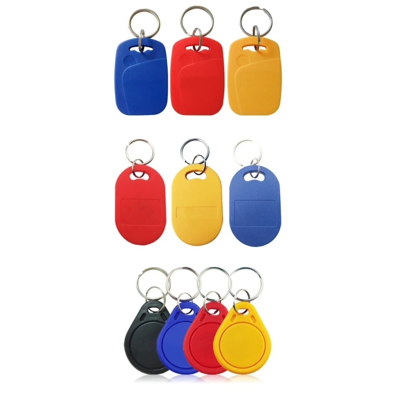 

OFBK 3pcs/Lot 125khz IDIC Proximity Keyring TK4100 Sticker Card Tags Keyfob