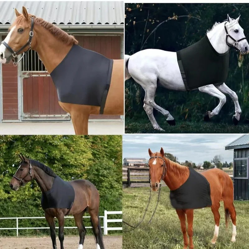 -border Equestrian Supplies Horse Vest Horse Shoulder Protector High Elasticity Spandex Fabric Clothing Breath