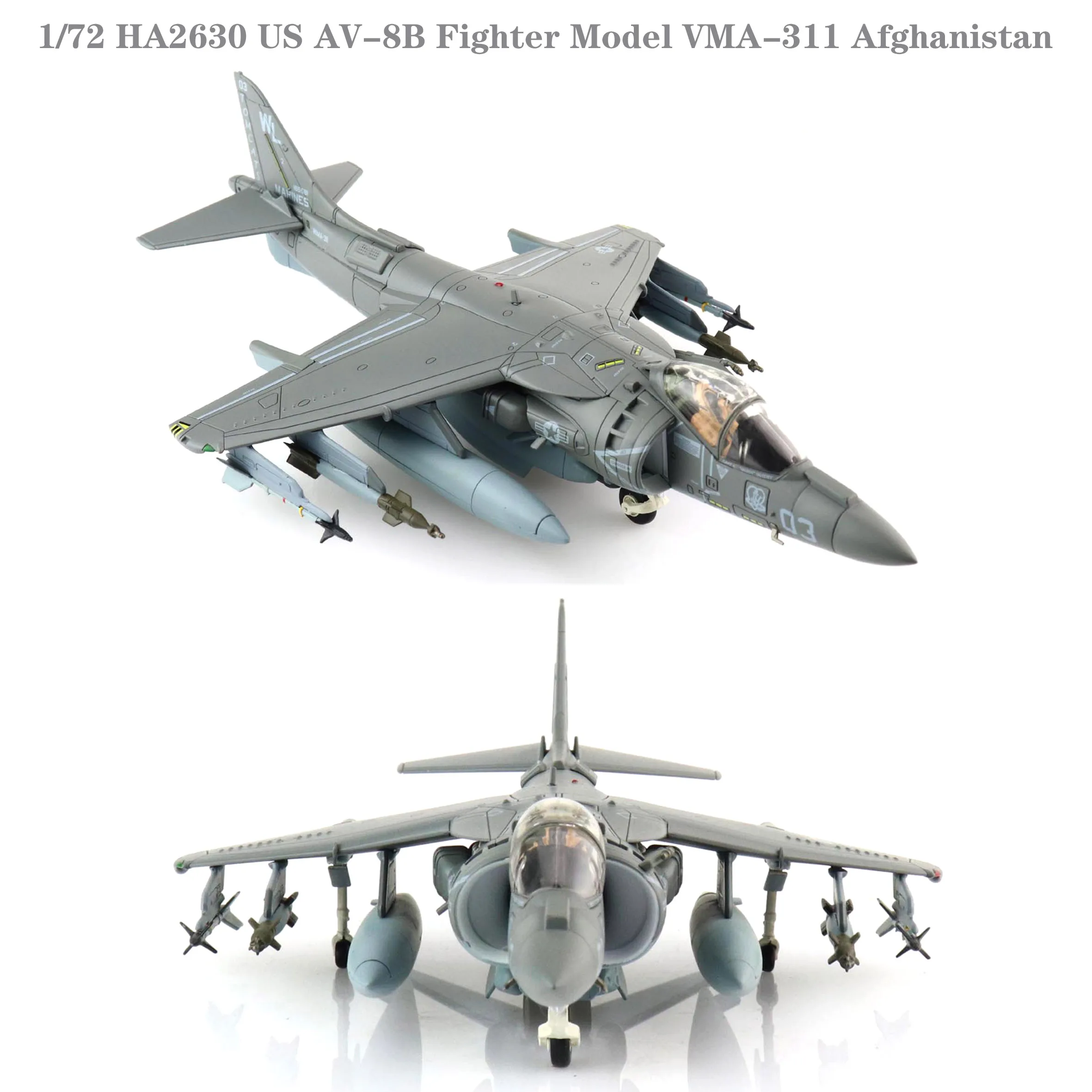 

Fine 1/72 HA2630 US AV-8B Fighter Model VMA-311 Afghanistan Alloy finished product model