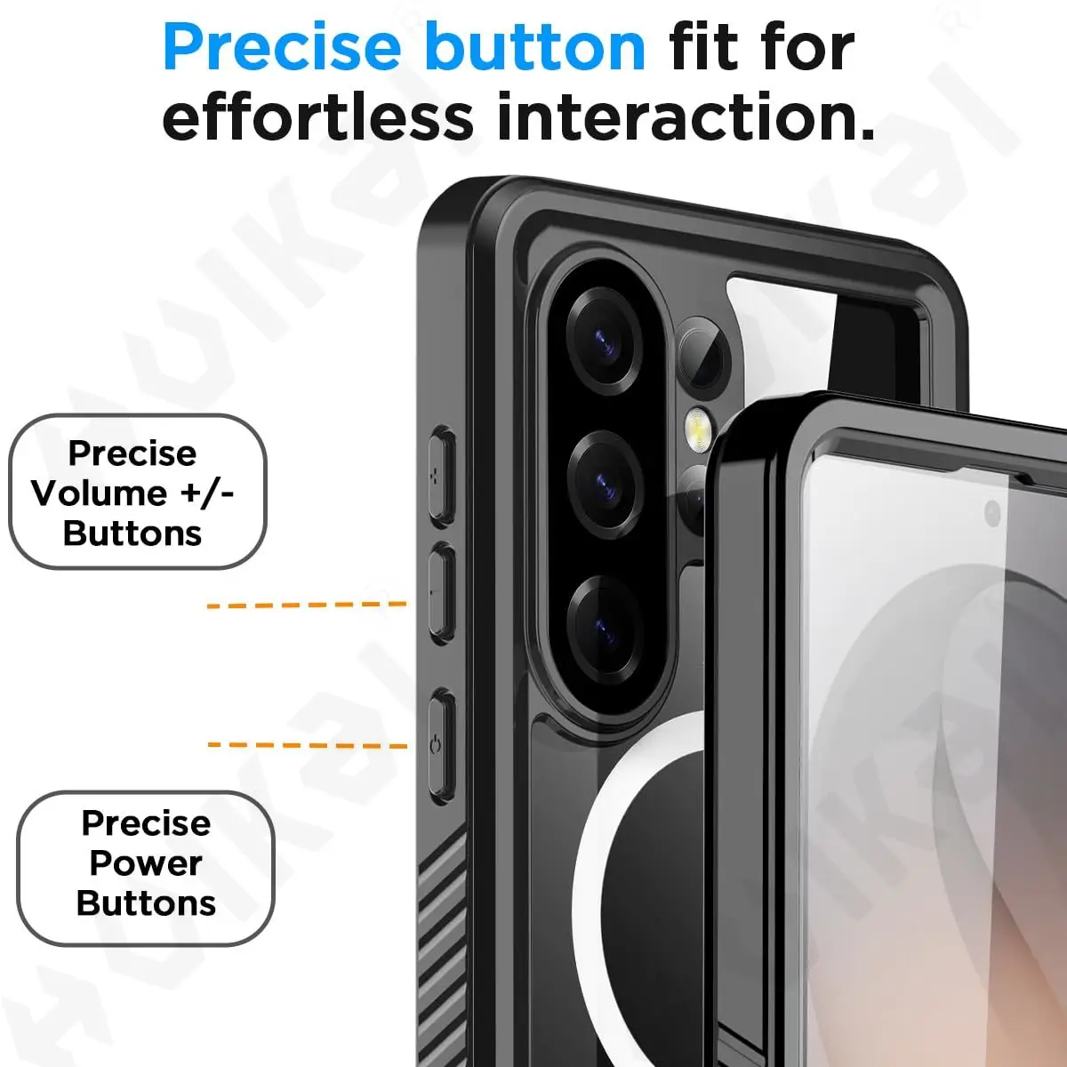 Enhanced Waterproof Metal Aluminum Phone Case with Luxury Design