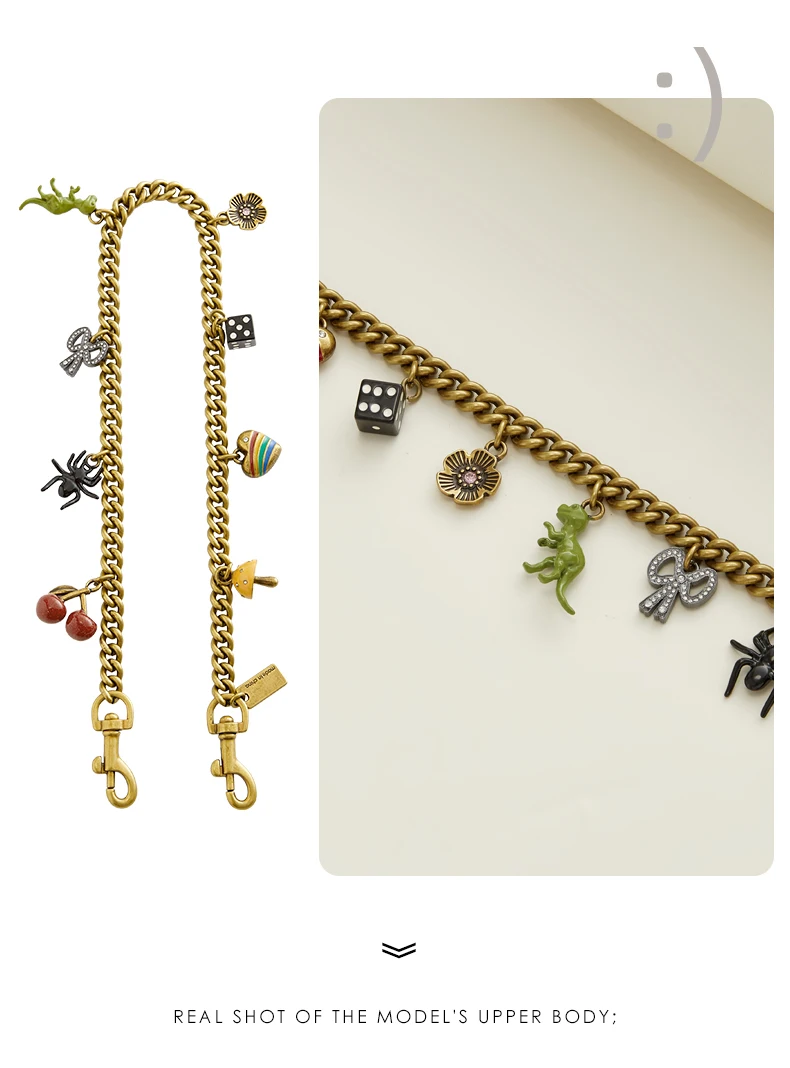 Bag Chain Suitable For Coach Brooklyn 28 Bag Extension Chain Bags Underarm Decorative Diy Chain Bag Accessories