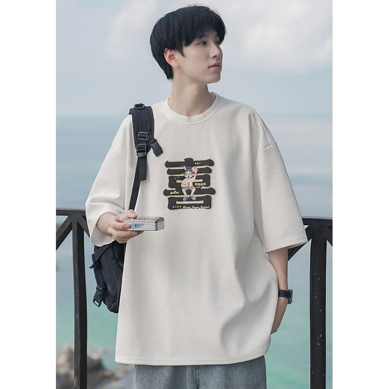 

Men's Pure Cotton Gym Streetwear Style Casual Basketball T Shirt Custom Comfortable Smooth Graphic Luxury Y2k Vintage Clothing