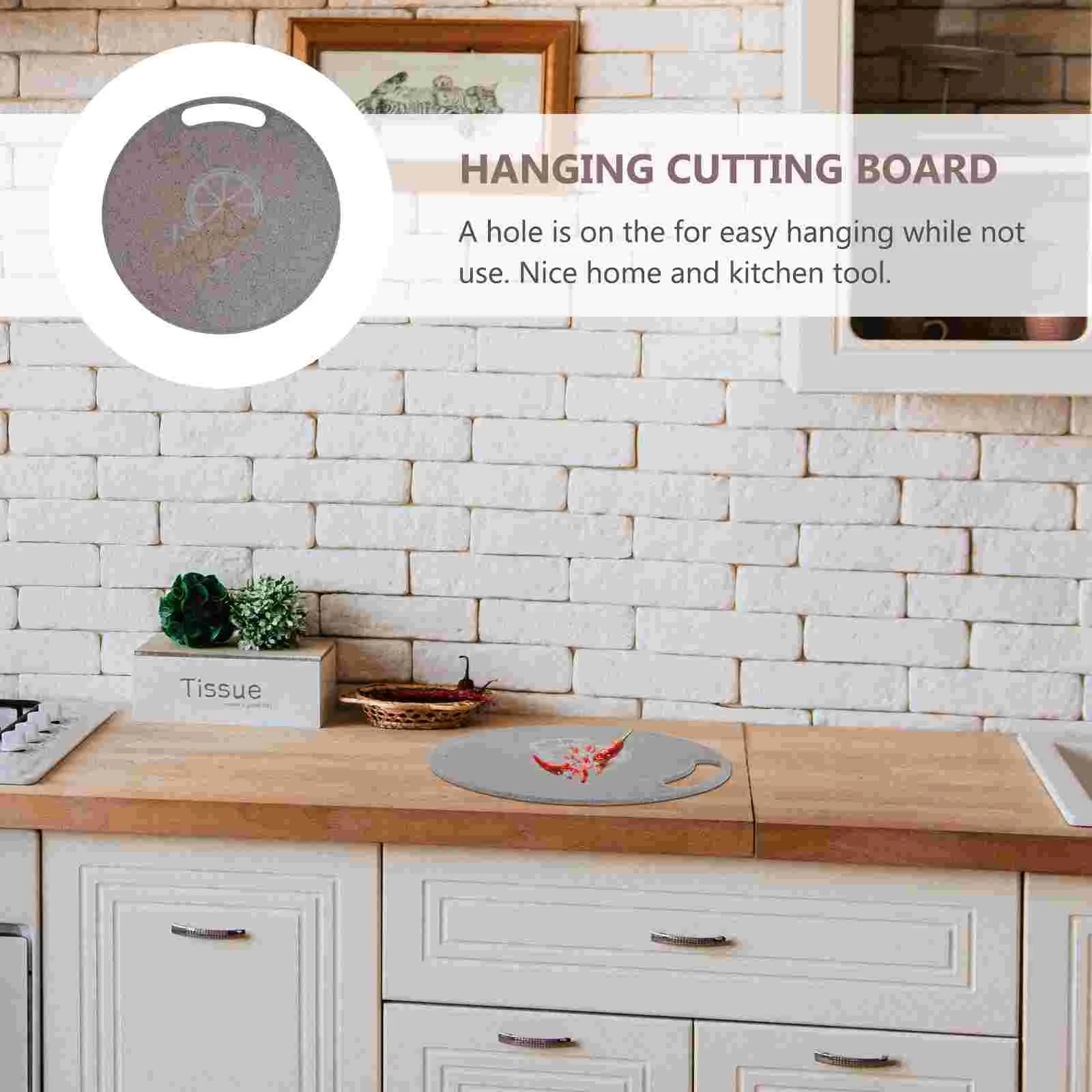 

Chopping Block Plastic Bread Cutting Board for Pub Kitchen
