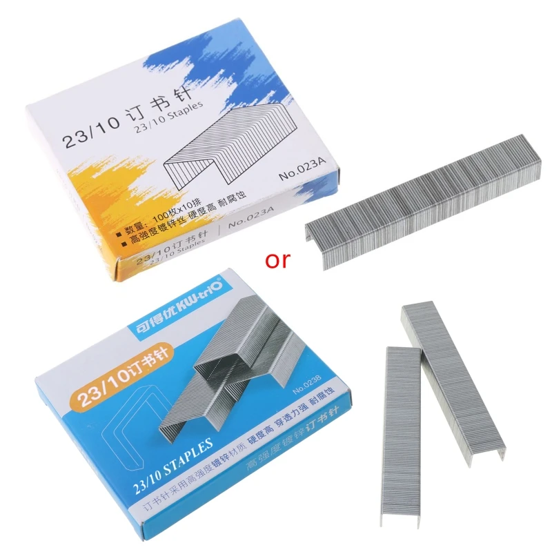 Stapler Pin 1000Pcs/Box Heavy Duty 23/10 Metal for Staples for Stapler Office School Supplie