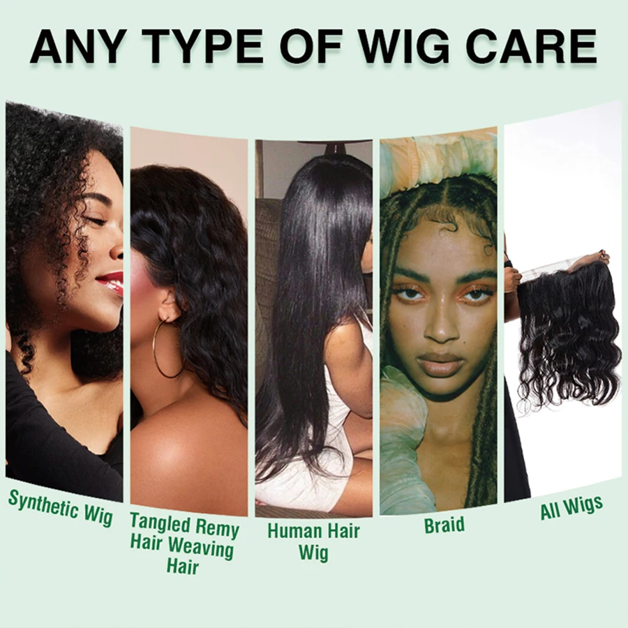 Wig Milk Spray Moisturizing Care Spray for Wig Synthetic Hair Prevent Frizz Leave-in Conditioner 100ml for Wigs Smooth and Shine