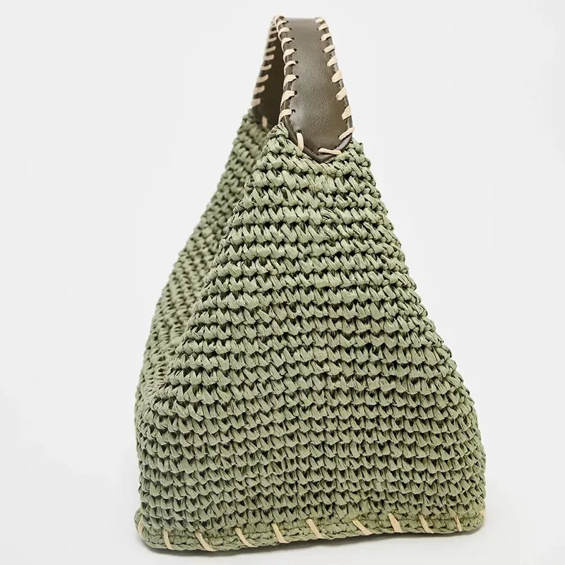 NEW Woven Summer Fashion Straw Bag Beach Holiday Crossbody Bag Shopping Shoulder Handbag Messenger Bag