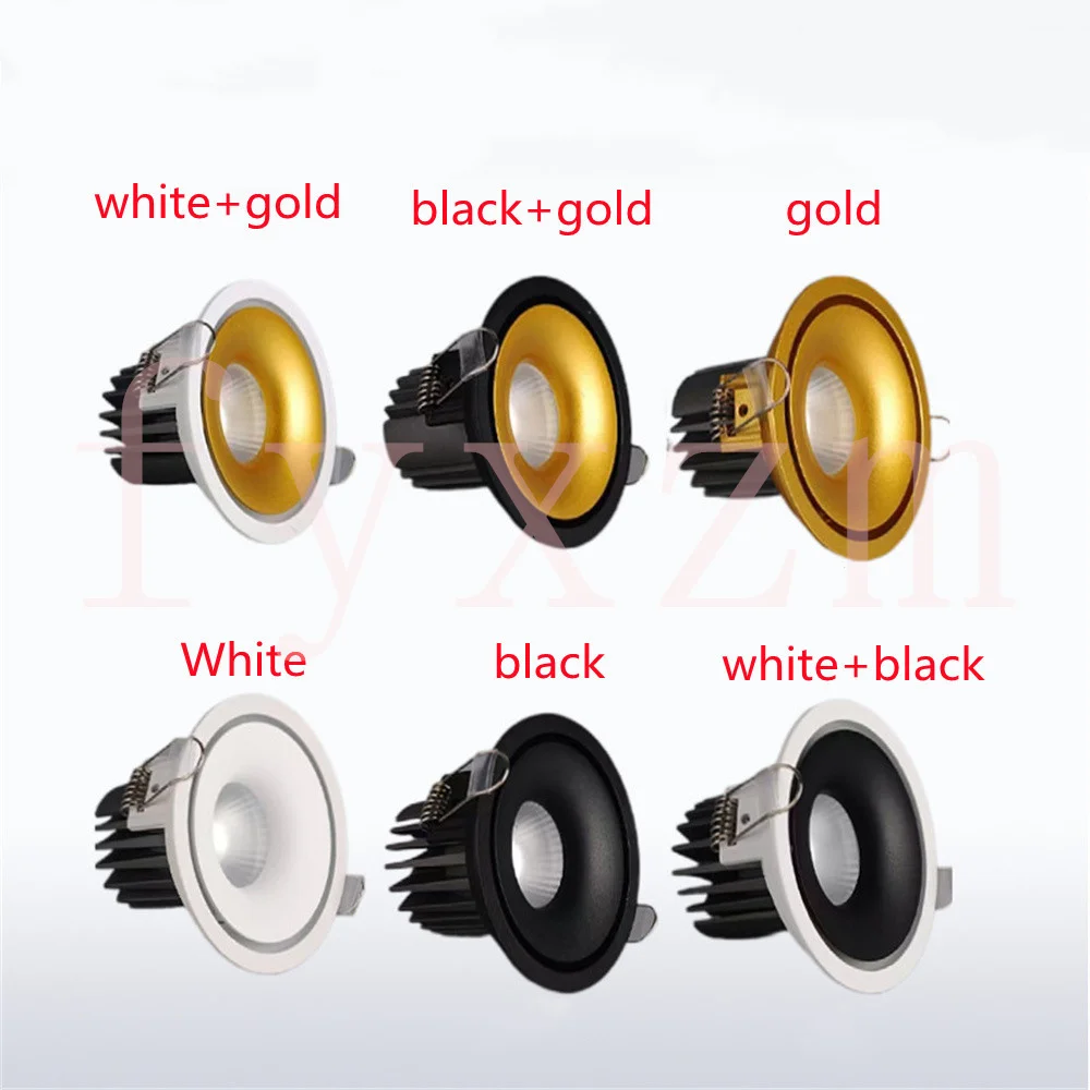 orlight downlight Dimmable Recessed LED Downlights 7W 9W 12W 15W 18W CREE Chip COB Ceiling Spot Lights AC85~265V Background Lamps Indoor Lighting led downlights