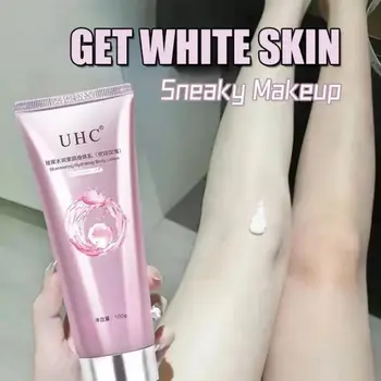 Crema sbiancante per il corpo, per ascelle, ginocchia e pelli scure, crema idratante e illuminante per il corpo, per donne