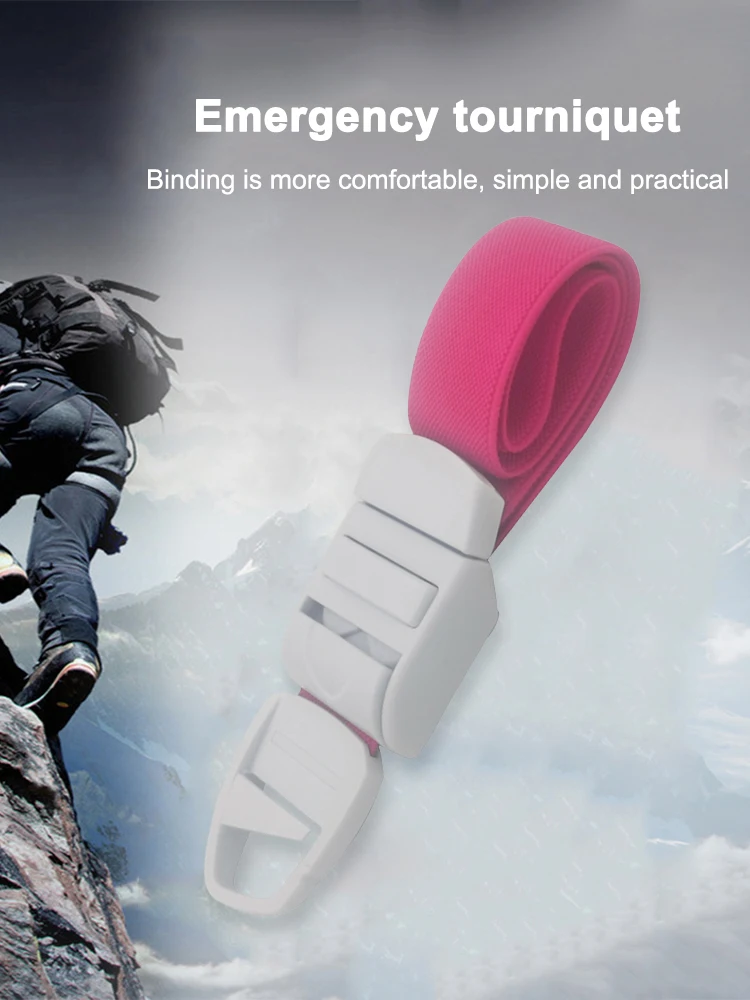 Tourniquet Kit Buckle Type Medical Tourniquet Life Saving Hemorrhage Control for Camping Hiking Safety Survival Emergency Buckle Tourniquet