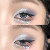 4-Color Starry Sky Blue Eyeshadow Palette Blue Eyeshadow Palette Shimmer Glitter Matte Eye Shadow Shades Neon Pigments 2