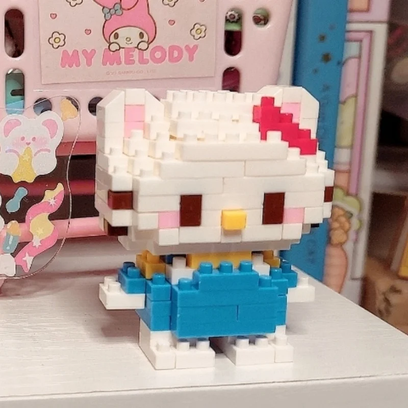 Disney 108 style Stitch LinaBell Hello Kitty Building Blocks Princess Cartoon Figrues Bricks Children's Assembly Toys Model Gift 2