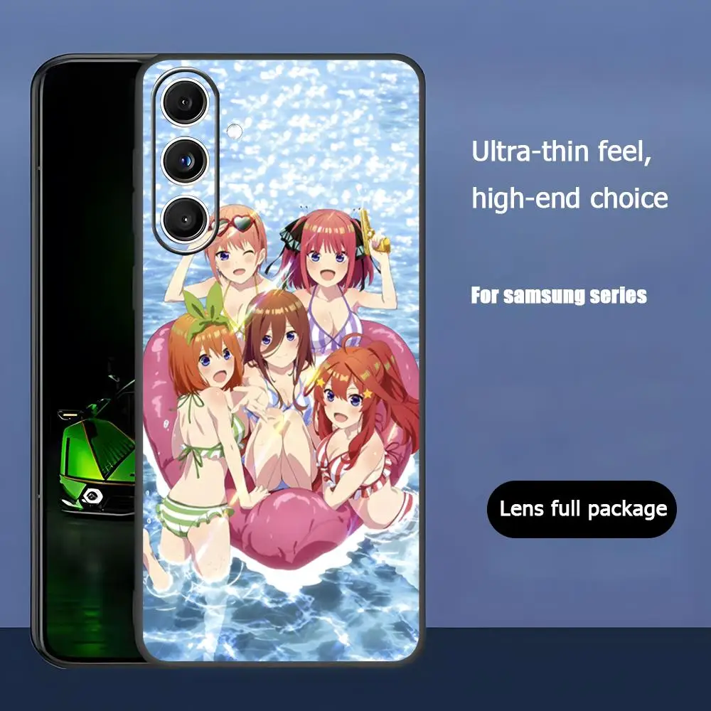 The Quintessential Quintuplets Soft Black Phone Case