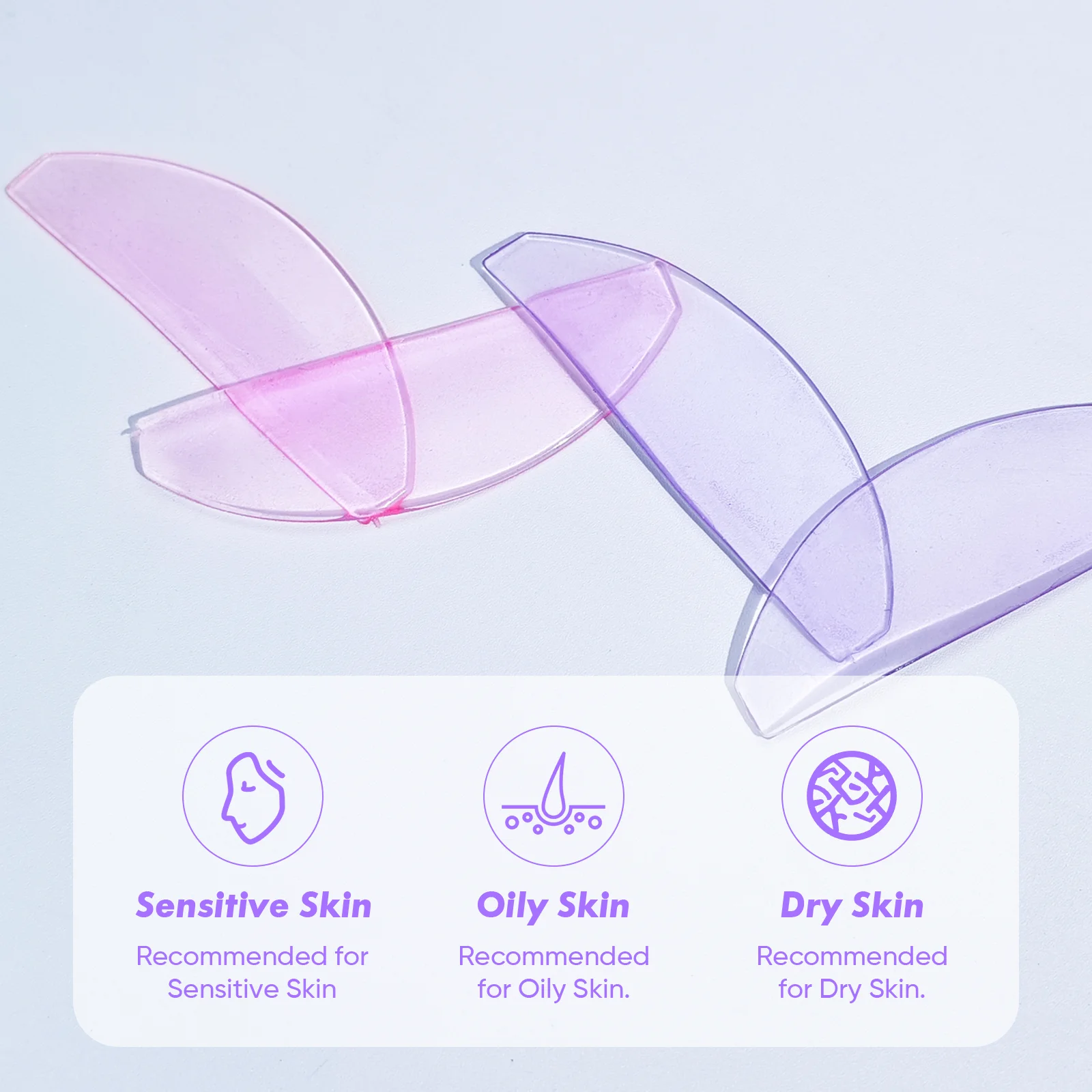 1쌍의 자가 접착식 재사용 가능 초박형 소프트 아이 패치 ? 속눈썹 리프트 패드 및 속눈썹 펌 보조제, DIT 및 살롱에 적합