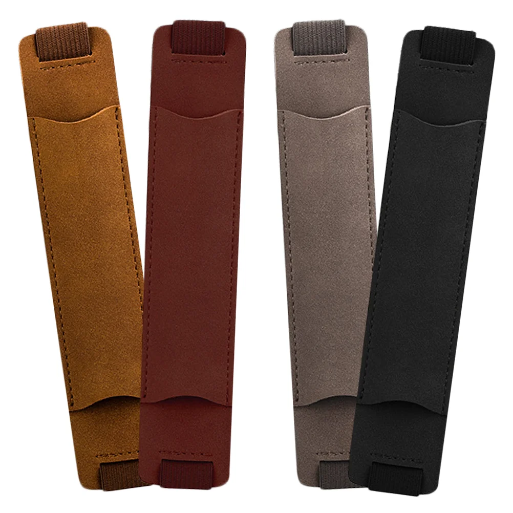 

4pcs Pen Covers Elastic Band Pen Sleeves Notebook Pen Holders Pen Holders