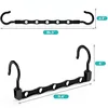 Sturdy Hanger Organizer Plastic Space Saving Hanger Smart Magic Clothes Hanger for Dorm Closet Storage Bedroom Essentials 5