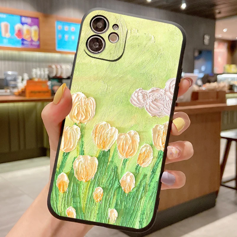  ޴ ̽, Oneplus Nord CE 3 2 Lite N20 SE N30 N300 2T CE 5G ACE 2V Pro Flower Ʈ TPU Ǹ ĸ Ŀ ̽