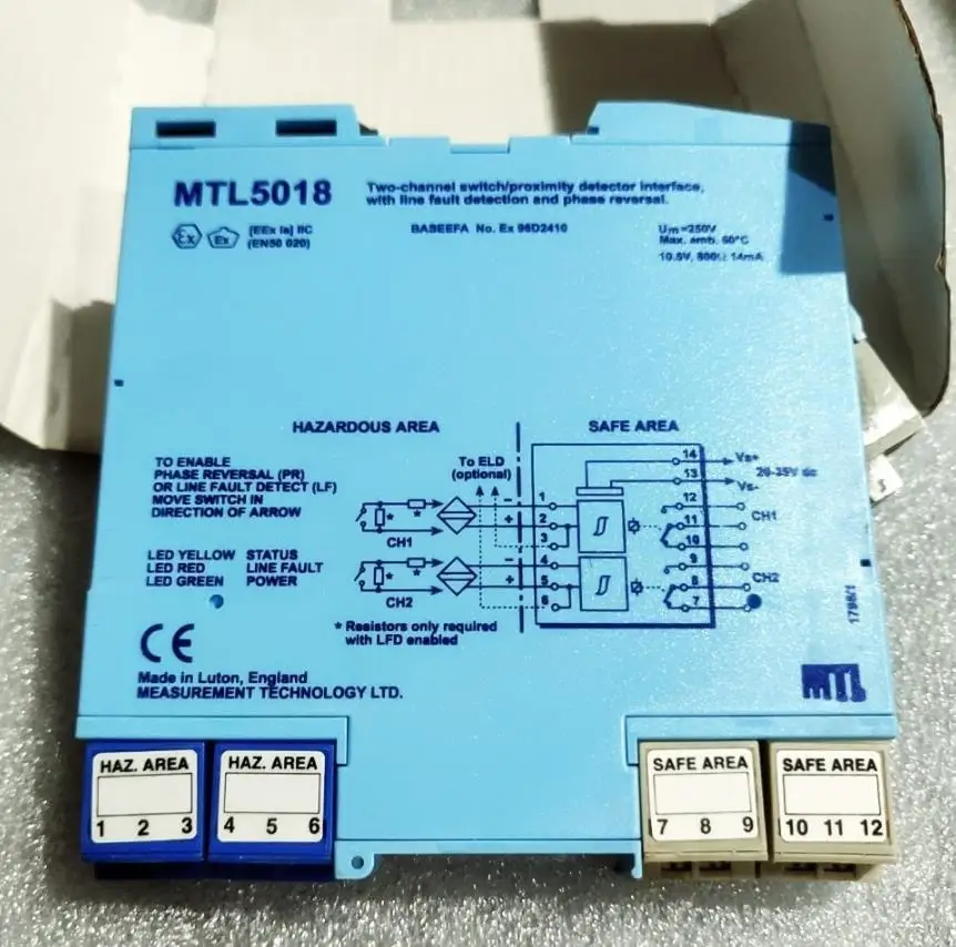 

MTL5018 KFD2-SL2-EX1 MTL4031 MTL4581 MTL4516C MTL5043