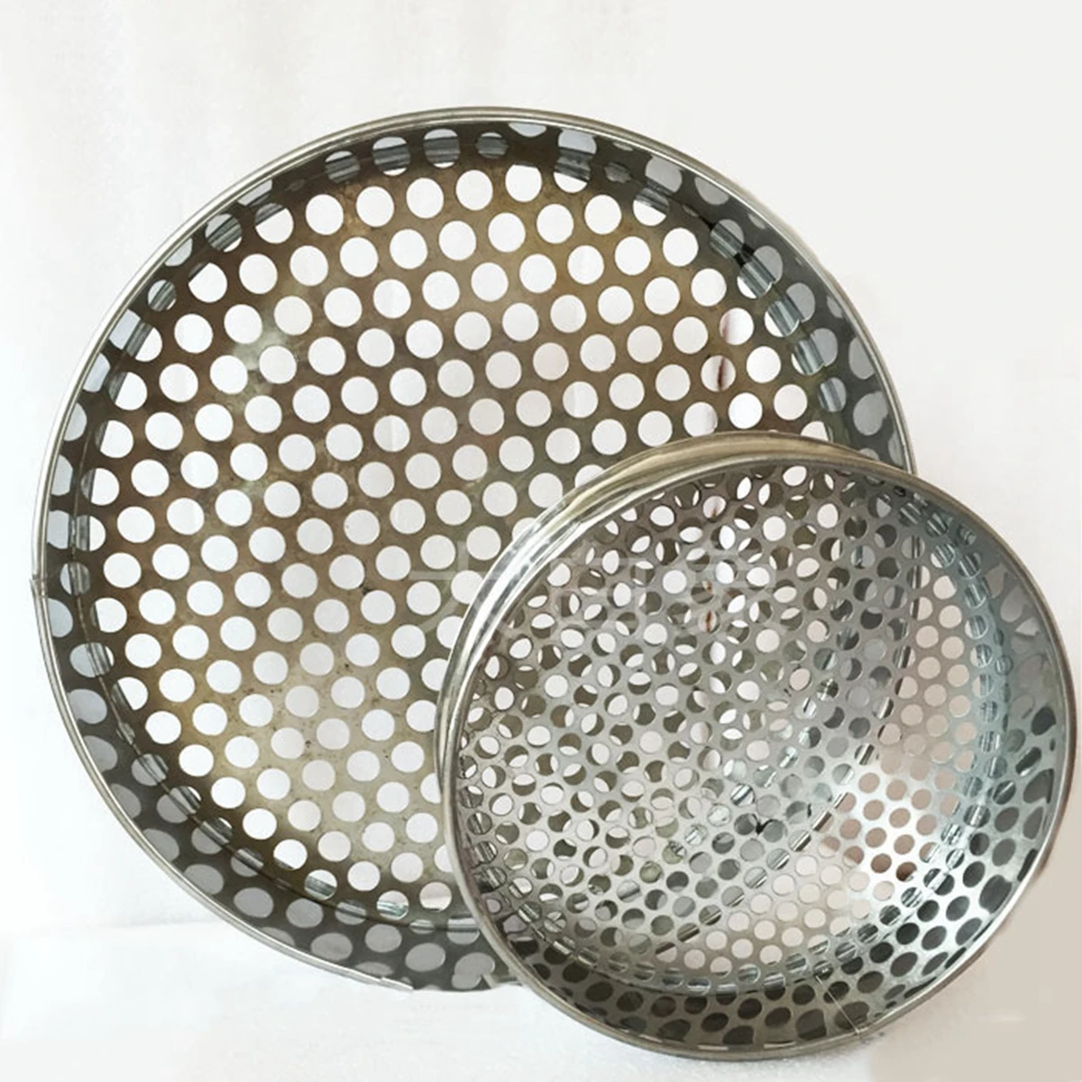 Tamis à trous ronds en acier inoxydable 304, 0.5-50mm, filtre à mailles  pour aliments de cuisine, pour haricots, fruits, myrtille - AliExpress