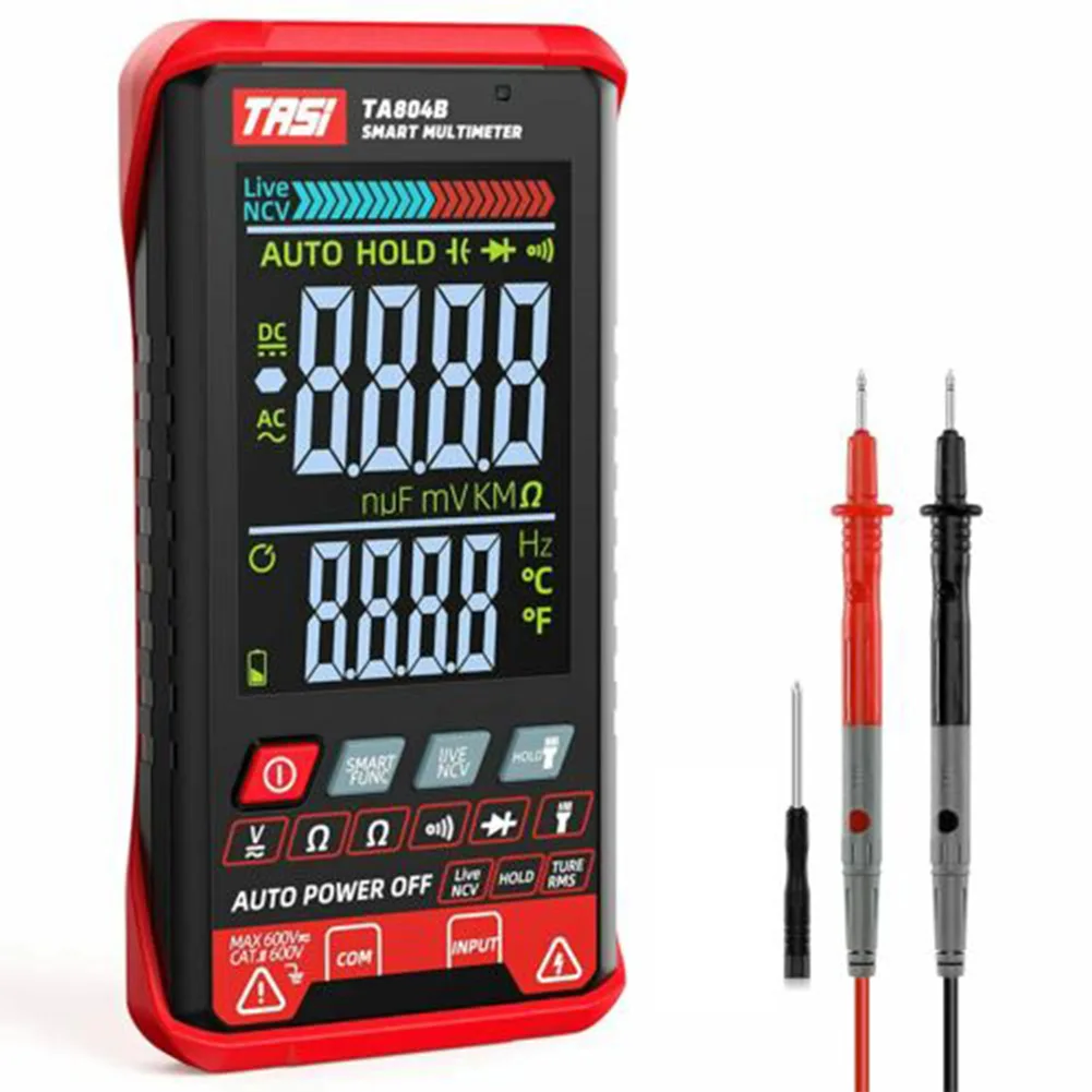 Мультиметр TA804B 600 В переменного/постоянного тока светодиодный цифровой детектор