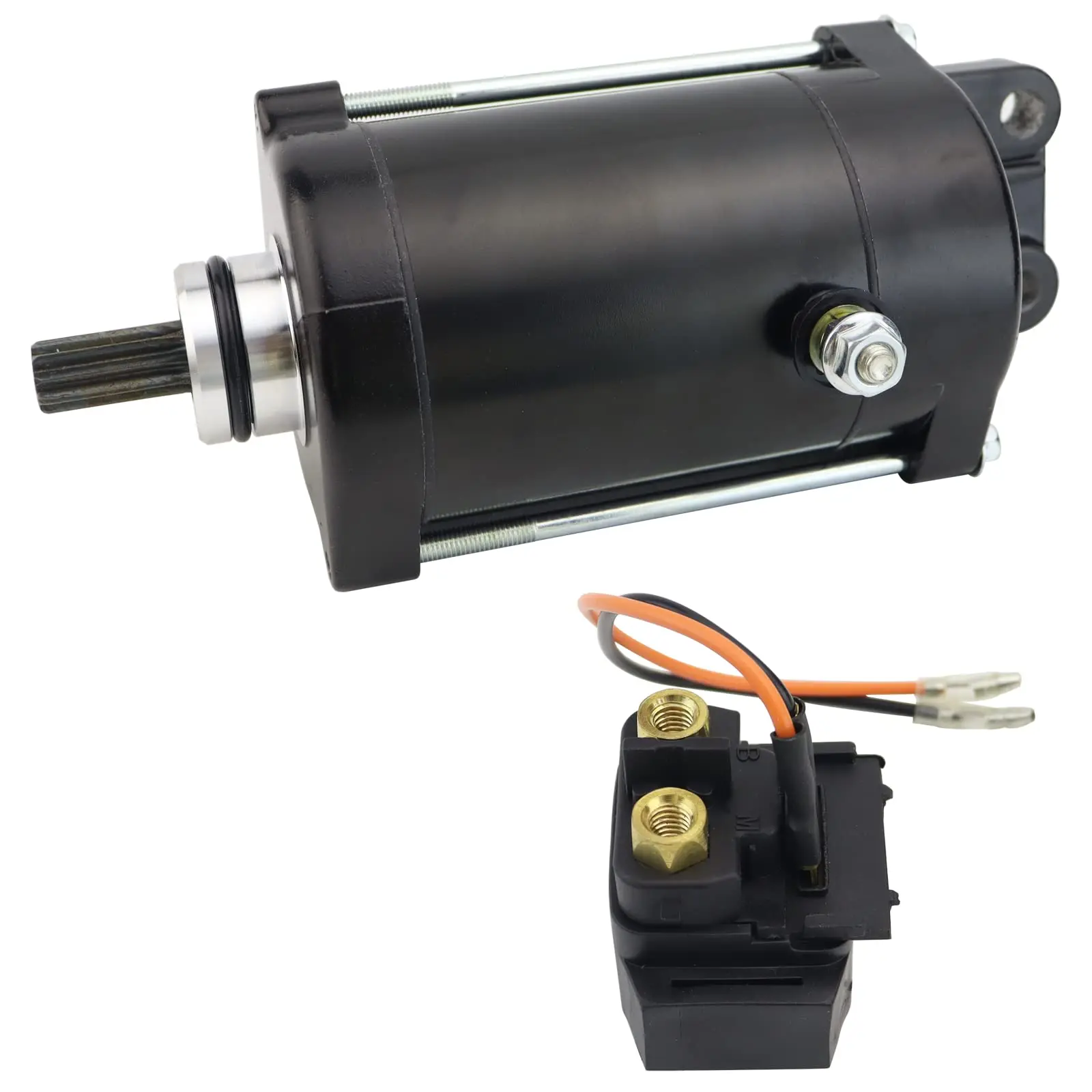 Starter Motor And Solenoid Relay For Yamaha WaveRunner VX1100 VX1100A
