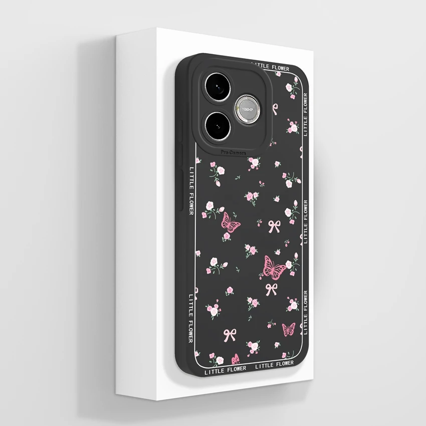 Cute Cat Claw Cartoon Print Phone Case with Camera Protection - Soft Liquid Silicone Housing