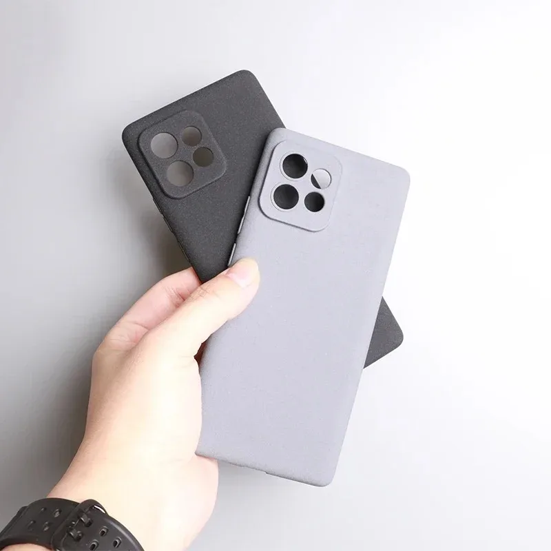 Ultra-Thin Matte Sandstone Soft Case with Air Camera Protector Silicone TPU Bumper
