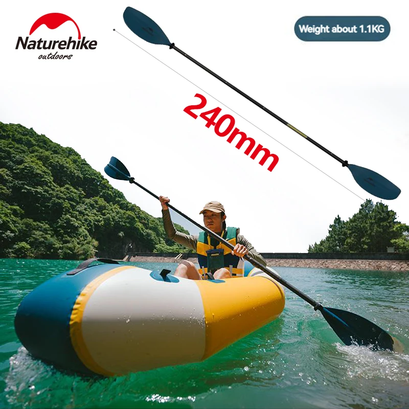 

Naturehike Double Blade Paddle 5- Sections Carbon Fiber Paddle Standing Surfboard Oar Kayak Paddle Paddle Canoe Boat Oar 1.1kg