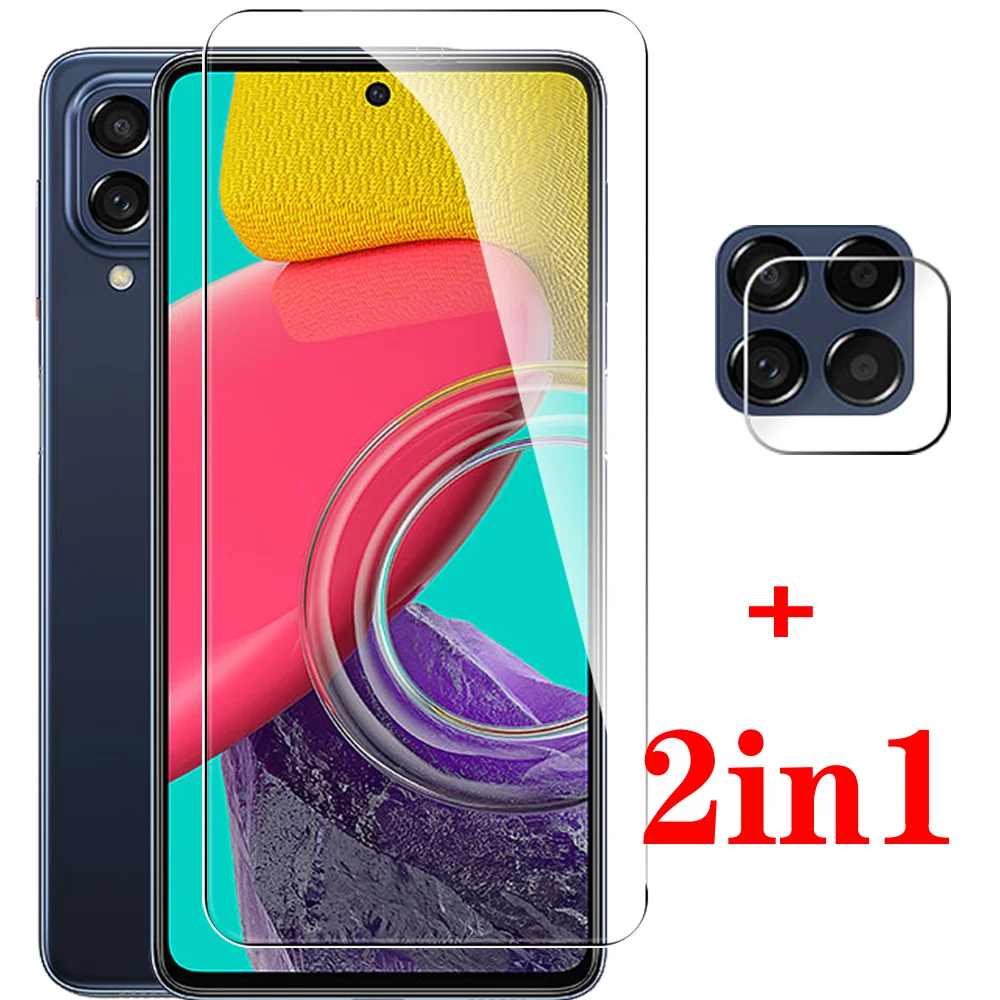 Vetro Protettivo 2 In1 Per Samsung Galaxy M53 5G Occhiali Da Vista Per Samsung M53 M 53 53 M Vetro Temperato Samsun M53 5G Cover Per Telefono