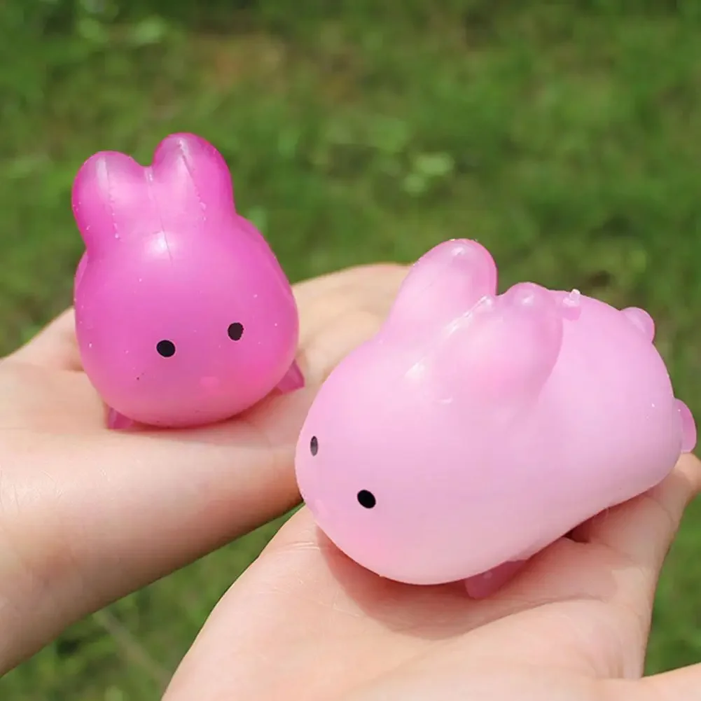 NEW Squishy Kawaii Animal Cute Rabbit Squishies Slow Rising Relief By Squeeze Toys Color Turns Random Sunlight Fidget Stress