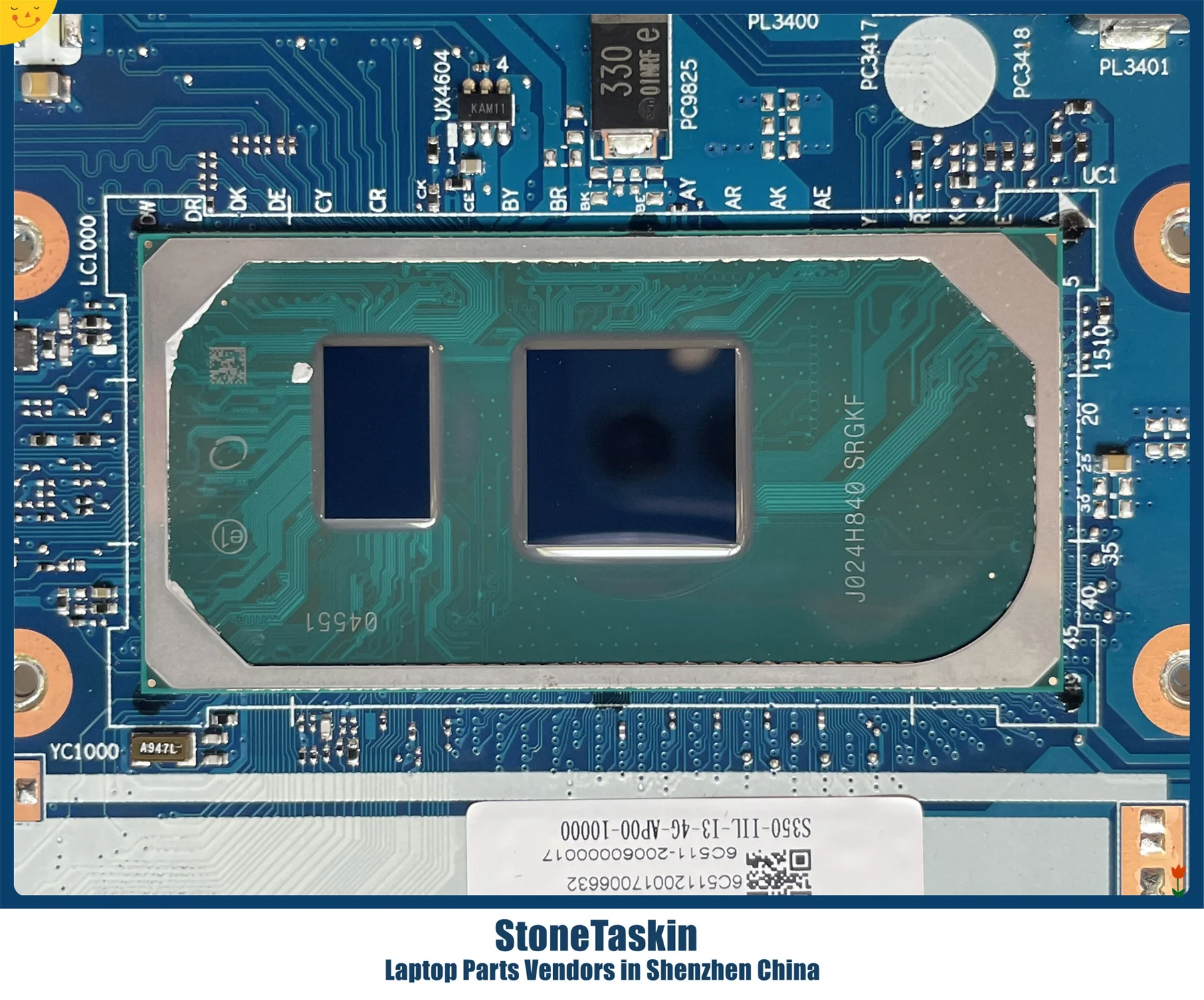 Description Picture 6 of itemStoneTaskin 5B20S44268 For Iconic Brand Ideapad 3-15IIL05 Laptop Motherboard With I3-1005G1 I5-1035G1 CPU 4GB RAM NM-D031 100% Tested