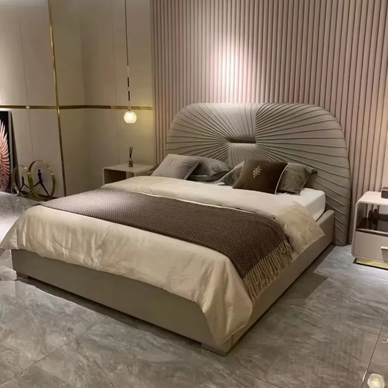 high quality bed room furniture hotel set modern luxury wooden metal queen size s frame