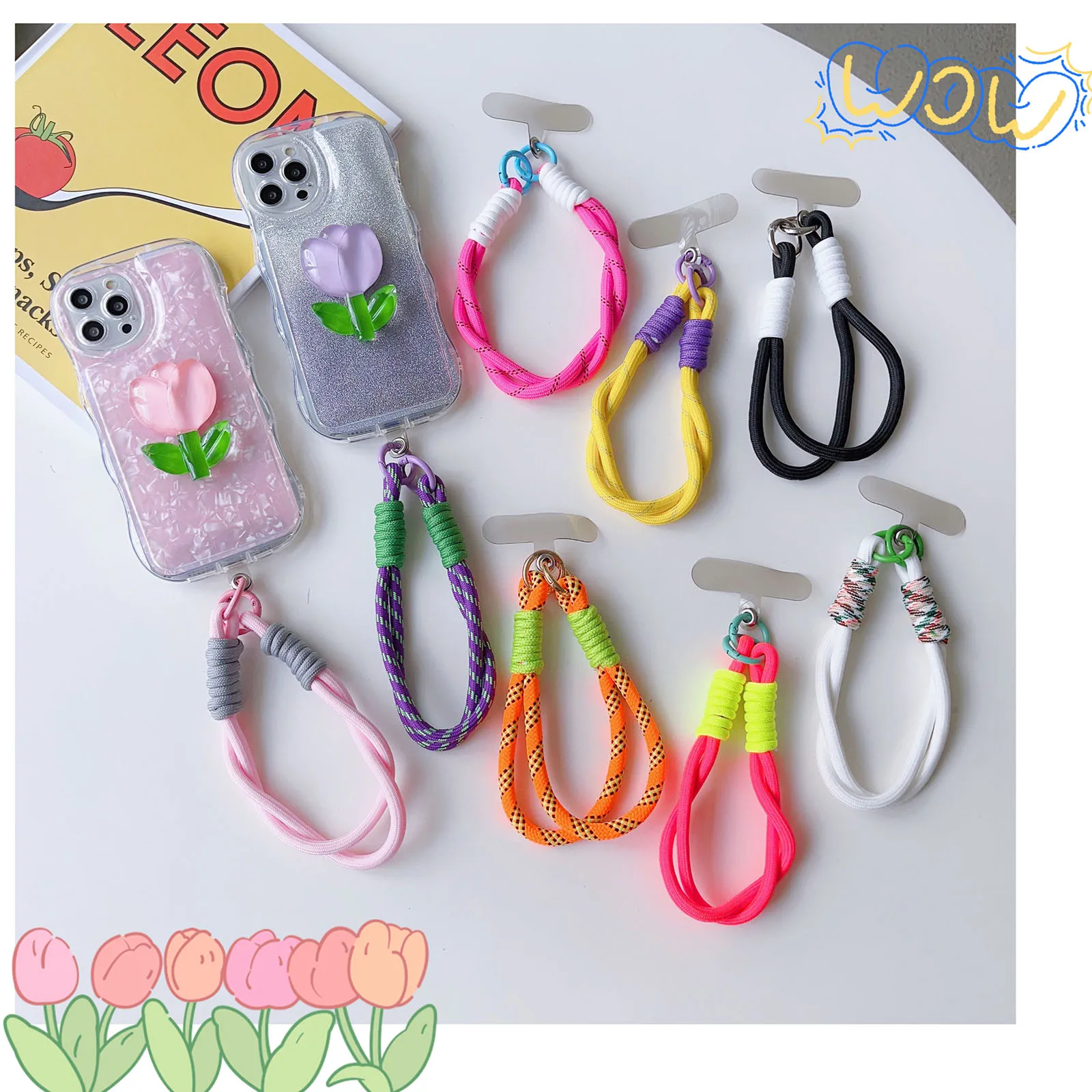 Phone Lanyard Fashion Creative Mobile Phone Wrist Strap Multi-purpose Convenient Wrist Rope Pure Manual