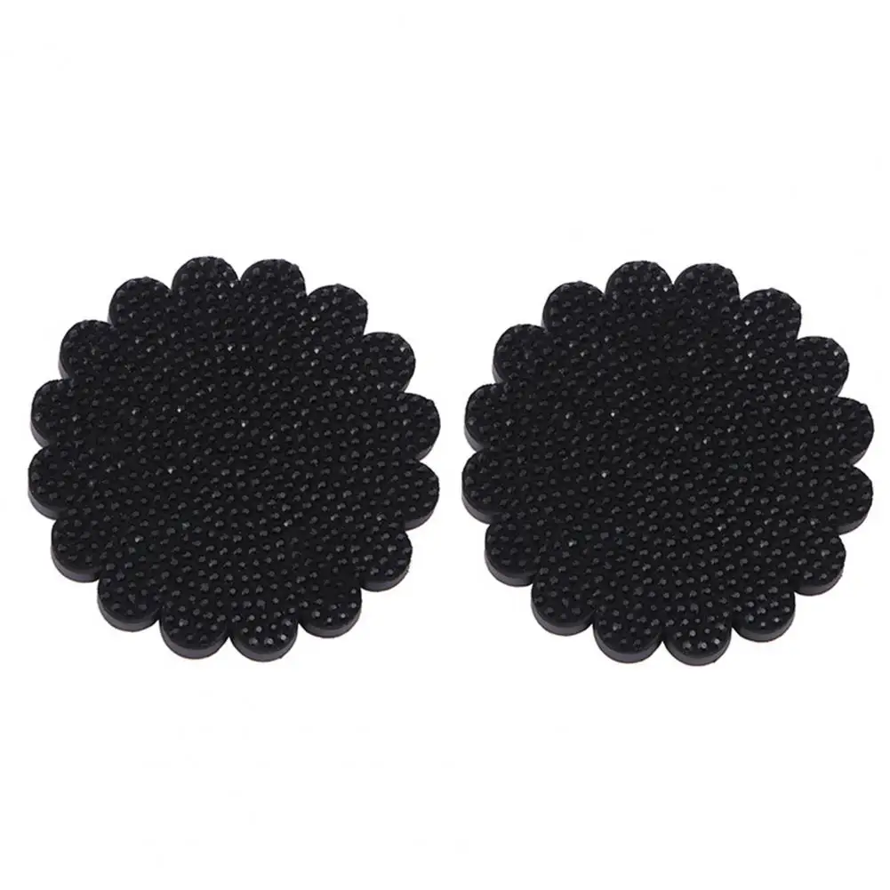 

Cup Holder Mats Bling Heat-resistant Car Water Cup Slot Anti-skid Coasters Easy Cleaning Coaster Pads Car Decoration