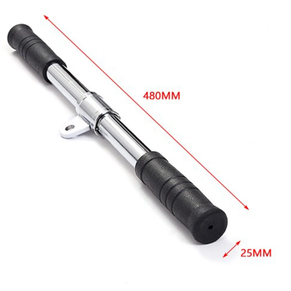 XZLL Pull Down Bar Gym Rotating Straight Bar for Cable Machine Attachments Rowing Workout Biceps Home Gym Training Equipment