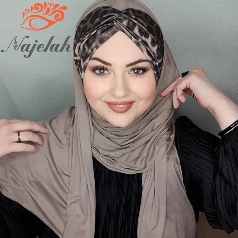 

Islamic Modal Hijab Abaya Scarf Luxury Hijabs For Woman Jersey Muslim Dress Women Turbans Turban Instant Head Wrap Fashion Shawl