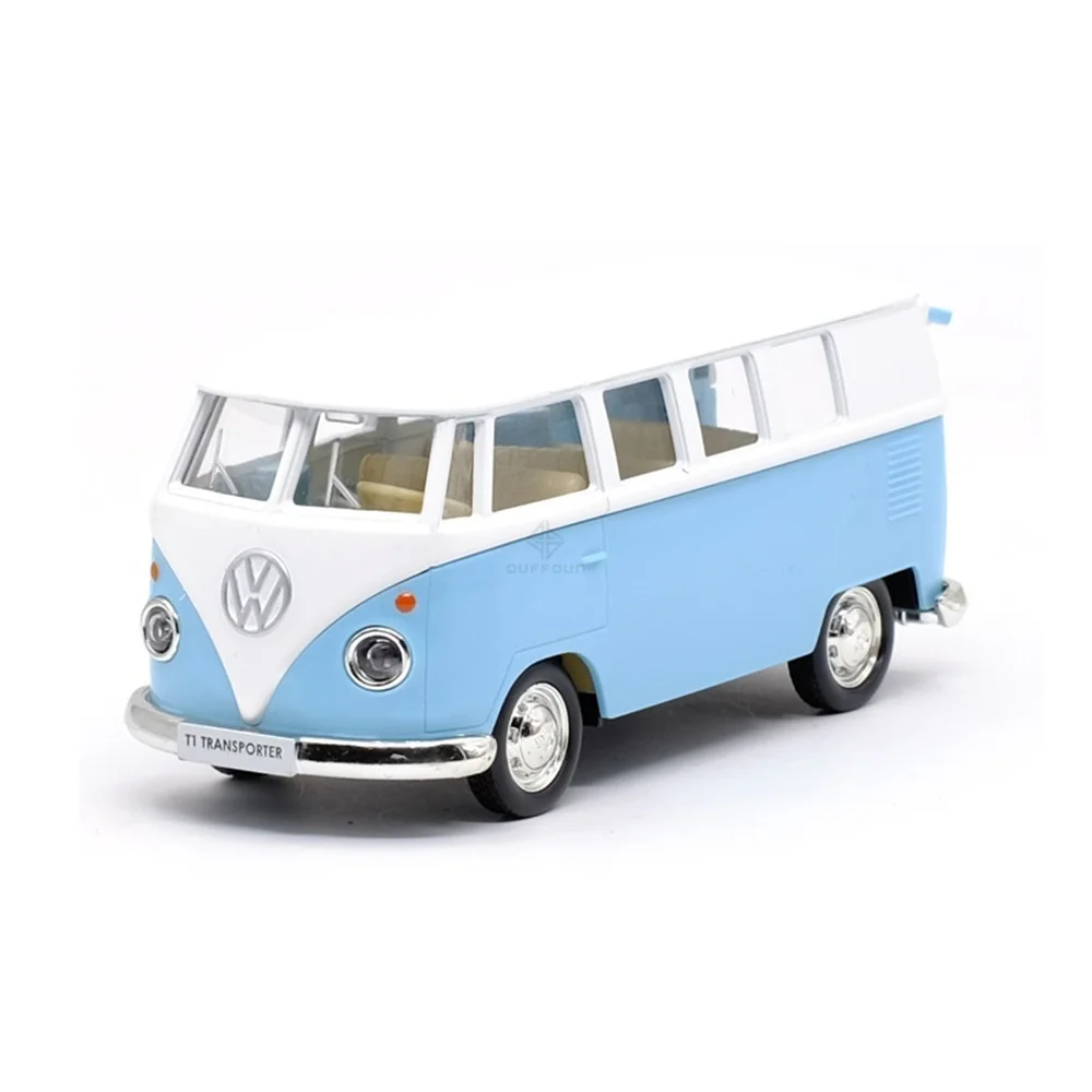 1/36 Volkswagen VW T1 Bus Alloy Diecasts Toy Car Models Metal Vehicles Classical Buses Pull Back Collectable Toys For Children tow truck toy