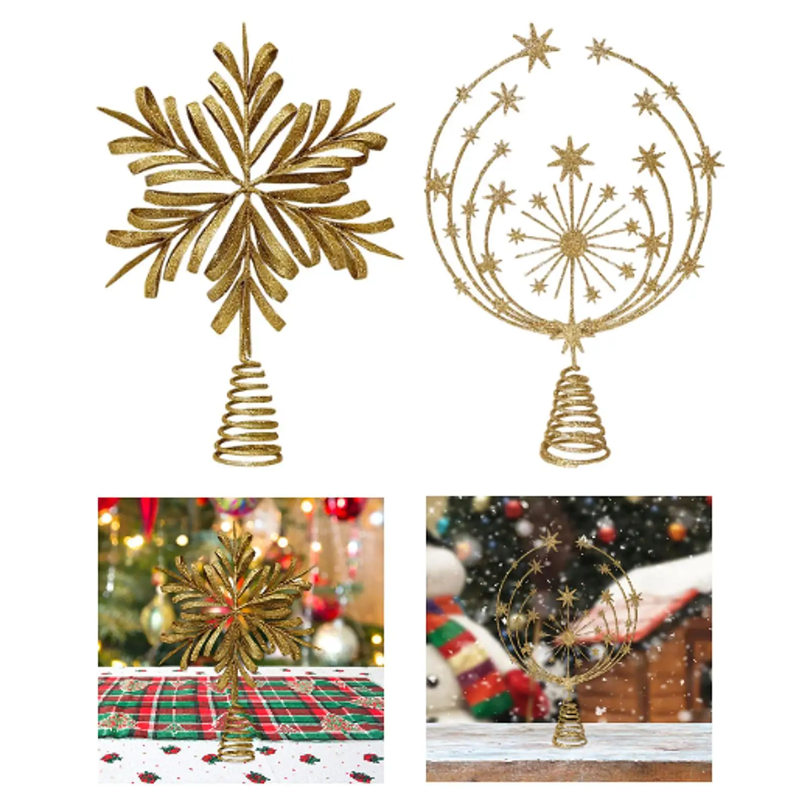 Christmas Tree Topper Christmas Tree Top Decor Versatile Classic Creative