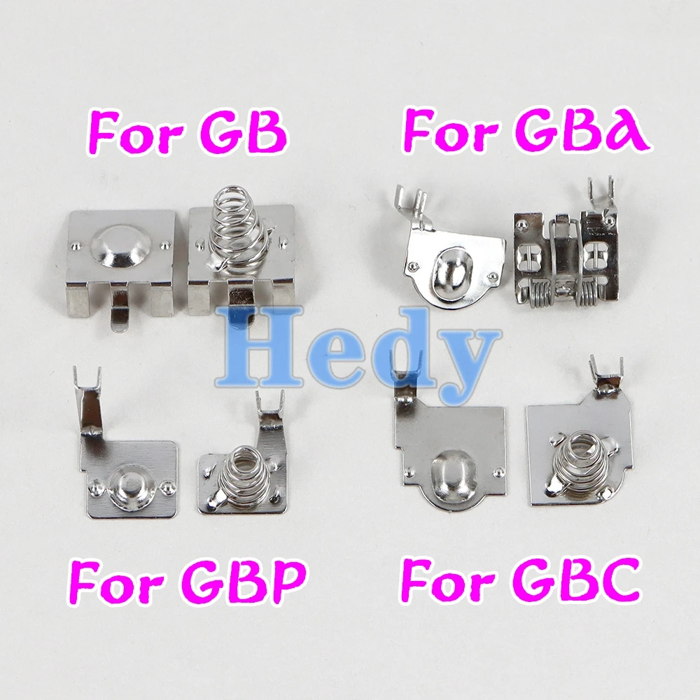 5Set Per Game Boy Advance Color Console Shell Terminali Della Batteria Della Scheda Madre Supporto Per Contatti A Molla Per Gb Dmg Gba Gbc Gbp