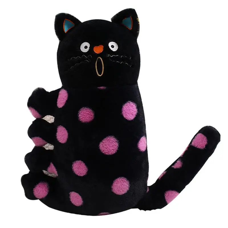 

Плюшевая кошка, мягкое милое животное, игрушка, Huggable подушка, плюшевый подарок, мягкая фигурка на День Благодарения, новый год