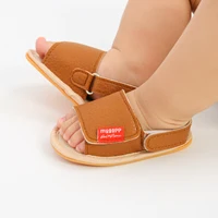 Baby Boys Girls Summer Sandals Outdoor Beach Anti-Slip Rubber Soft Sole Newborn Toddler First Walker Shoes 4