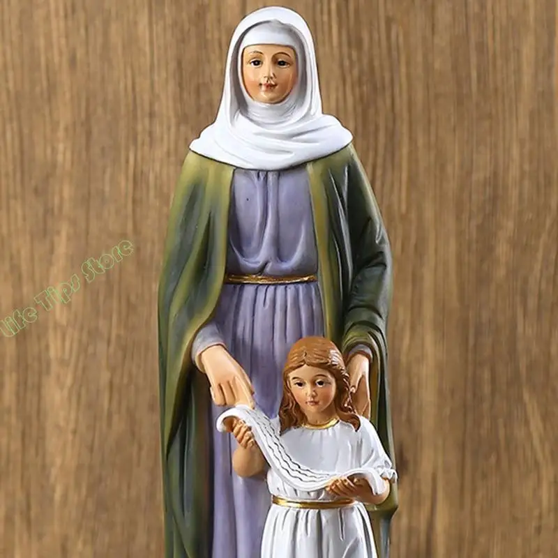 Virgin Mary & Saint Anne Resin Statue 2