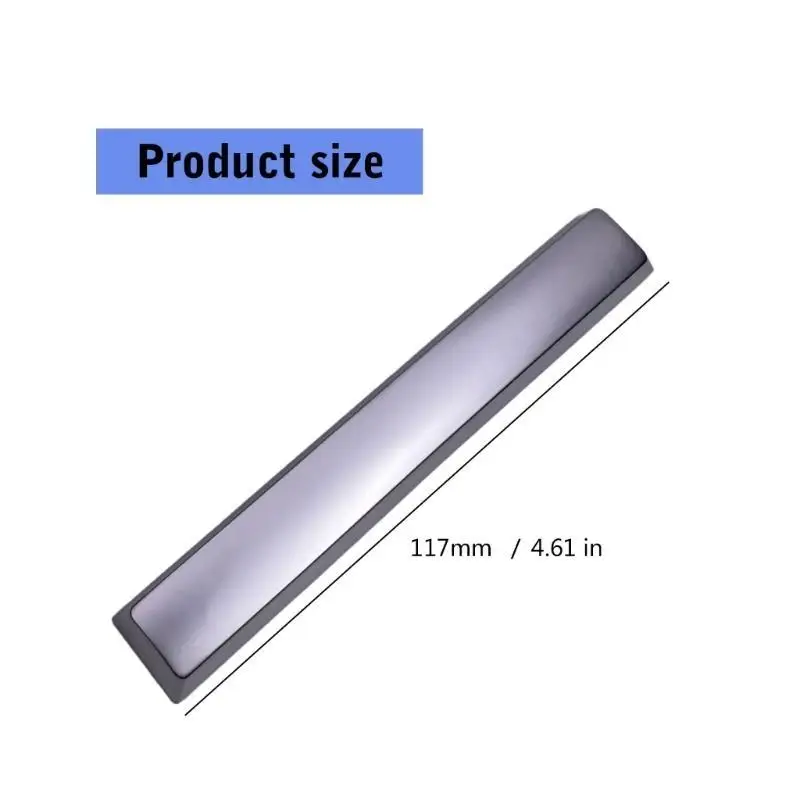 R53C 금속 키 캡 아연 합금 스페이스 바 키보드 키 캡 기계식 키보드 키 스위치 용 컴포트 입력 1PC