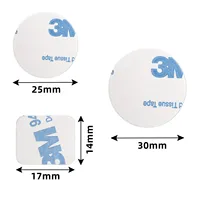 20Pcs Metal Stickers for Magnetic Palette Empty Eyeshadow Makeup Palette Round 25mm 30mm 50mm Square 17mmX14mm 2