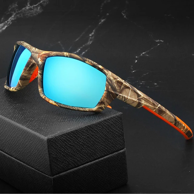 Fashion Camouflage Sport Sunglasses Men Luxury Brand Outdoor Polarized Sun  Glasses Male Driving Goggles UV400