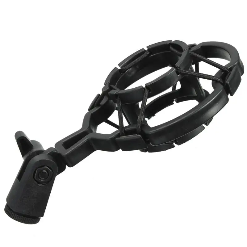 Capacitor Microphone Small Bottle Microphone 4.5CM Plastic Cantilever Bracket Shockproof Network Live Streaming Microphone Clip
