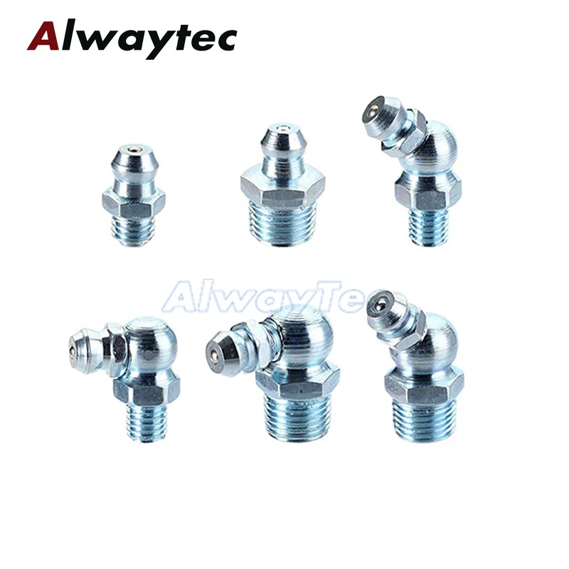 Zinc Alloy Hydraulic Grease Nipples Fitting Set 50pcs/110pcs grease gun coupler