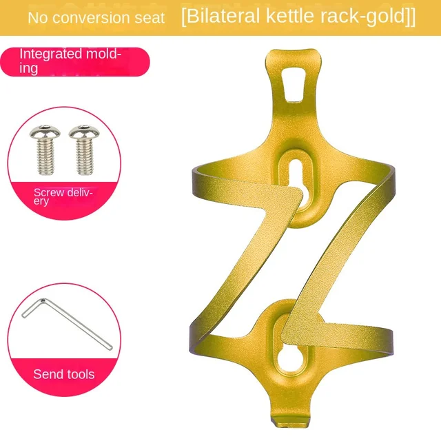 Colorful Bicycle Water Bottle Holder Cage Lightweight Aluminum Alloy Road Bike Water Bottle Cage Cycling Bottle Holder 6