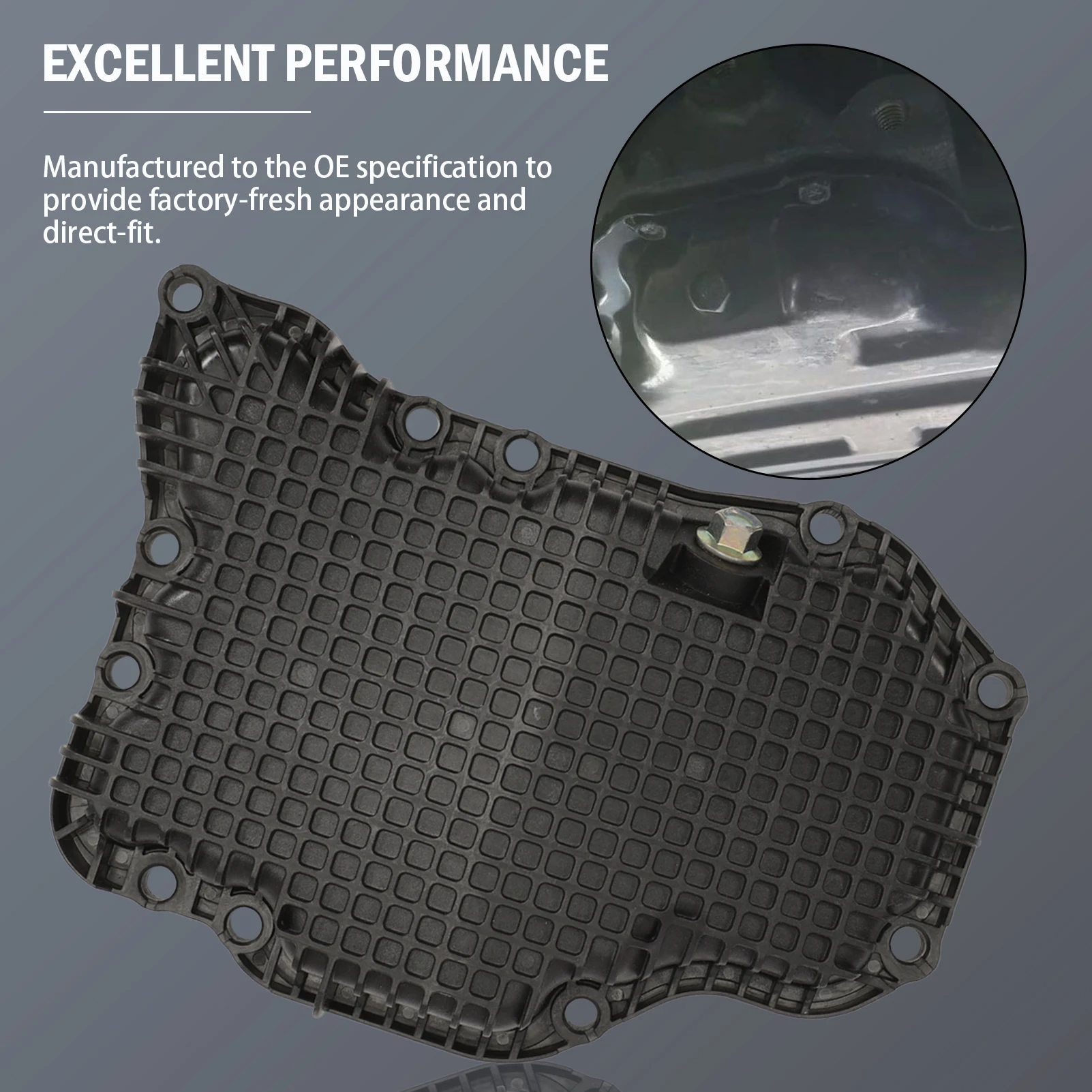 Car Repairing Oil Pan 11110-6RC1B 111106RC1B for Nissan Rogue 1.5 Engine-ABS Engine Oil Pan